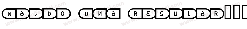 Waldo DNA Regular字体转换